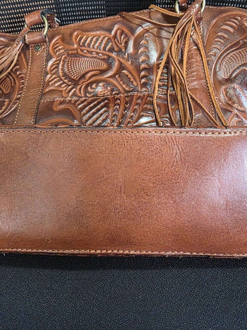 Patricia Nash Burnished Tooled Rena Tote - Picture 5 of 5